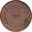 1917 1 Cent Newfoundland Canada   Au Rb