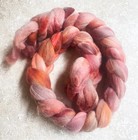Roving Wool   pale Peach  Orange And Multi Colors  3 80 Oz 