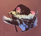 Vintage Bob Marley T-shirt Sz Xl Brown Reggae Music Rasta Graphic Print