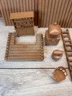 Vintage Marx Alamo   Apache Playset Western Toy Accessories Lot 1950s Original