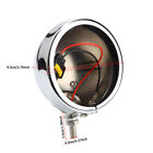 Chrome 4-1 2  Auxiliary Fog Passing Lights Housing Bucket For Harley Davidson