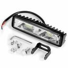 2x Led Work Lights 6 Inch 48w 12v Driving Strip Flood Beam Light Bar Suv Offroad