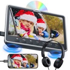 12  Ips Screen Car Dvd Player Headrest Monitor Tv Full Hd Hdmi Usb Sd headsets
