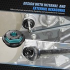 Crankcase Cover Screw Plugs For Honda Trx450er Electric Start 2006-2014 Black