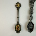 Vintage Souvenir Spoon Lot Of 4     Yellowstone     Statue Of Liberty 1986 Niagara