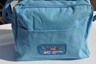 Vtg Phillips 66 X c Aviation Oil Shoulder Tote Bag Zippered-mfg   By Air-tex
