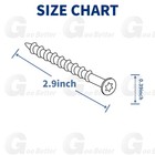 300pcs Wood Screws  10x3  T25 Star Torx Drive Flat Head Deck Screw Fencing Screw