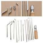 Piano Tuning Repair Tools Kit Lot Of 13 Wood Handle For Grand Piano