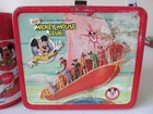 Vintage Mickey Mouse Club Lunchbox And Thermos  970s Aladdin