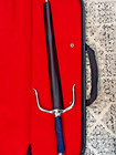 Martial Arts Sais With Leather Carrying Case  Lightly Used But In New Condition 