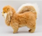 Hansa Pomeranian Dog Plush Stuffed Animal Realistic 39cm Bh7018