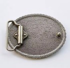 Praying Cross Western Belt Buckle  Antique Silver Finish Metal