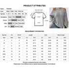 Women Ribbed Jumper Top T Shirt Ladies Cold Shoulder Blouse Pullover Plus Size