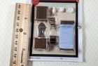Dollhouse Miniature 1 48 Quarter Scale Bedroom Set Bed Dresser Chair Nightstand