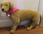 Rare Melissa   Doug Large Yellow Lab Plush Dog Stuffed 2116 Lifelike Lifesize