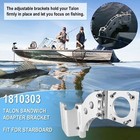 1810303 Talon Sandwich-style Adapter Bracket For Starboard Replace For Minn Kota