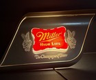 Vintage Miller High Life Light Up Beer Sign 25x12    The Champagne Of Beers Works