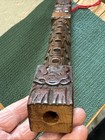 Vintage Hand Carved Wooden Tarka Flute South American 20    Woodwind Instrument