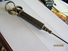 Vintage Brass 3 Ring Medical Or Veterinary Syringe Pre-owned Unbranded