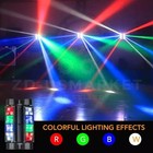 8led Rgbw Spider Beam Moving Head Stage Lighting Dmx Dj Party Disco Lights New