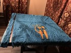 Free Size Long African Rayon Caftan Kaftan Dashiki Blue    Scarf  New No Tag