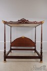 72696  Maitland Smith George Iii Style King Size Mahogany Tester Canopy Bed