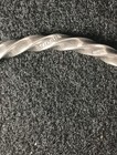 Vintage Tiffany   Co Twist Bangle Bracelet Sterling Silver