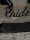 Brand New  Canvas Bride Bridal Wedding Tote Bag With Handles 
