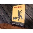 Warning  Beware Of Dog Sign
