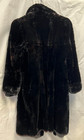Berglund Fur Co Womens Mens Vintage Full-length Ranch Mink Coat Black dark Brown