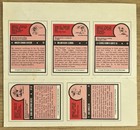 1991 Rookie   Superstar Special Uncut Sheet Griffey Clemens Bo Canseco Justice
