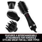 Chi Volumizer 4-in-1 Blowout Brush Hair Dryer Smooth Silky Shiny Hair Black