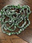 2 Vintage Aluminum Christmas Tree Twisted Foil Garland In Red Silver Green