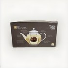 Teabloom Celebration Blooming Tea Set     Glass Teapot  Warmer  4 Cups  New