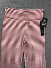 Art Class Girls Youth Large 10 12 Striped Ribbed Foldover Waist Pull On Pants