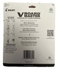 Pilot V Board Master Dry Erase Whiteboard Markers  Black   3 Pack   W 2 Refills