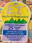 Vintage 1982 E t  Wrapping Paper Giftwrap 25 Sq Ft 120    Papercraft New Yellow