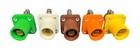  4 - 4 0 Hubbell Panel Mounting Series 16 Recpt M Or F  5 Pc  - Double Set Screw