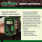 Rapitest 4-1 Digital Ph Thermometer Light Garden Soil Plant Test Tester 1885