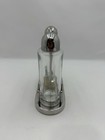 Vtg Post Modern Alessi Italy Cruet Set Ettore Sottsass Glass Stainless Steel Mcm
