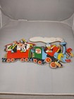 Vintage Walt Disney Productions Disney Character Train Wall Decor 1950 s