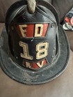 Vintage Mount Vernon New York Leather Fire Helmet Cairns   Brother Rare Fd 18 Mv