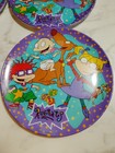  4  Rugrats Plastic Plates 8    Spotless Vintage Nickelodeon Zak Designs Children