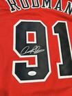 Dennis Rodman Signed 91 Jersey Chicago Bulls Autographed Jsa Coa