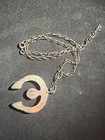 Vintage Ll Sterling Silver Turquoise Mini Naja Necklace Southwestern 14 49g