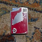 Coca-cola Advertising Cigarette Lighter Red And Music Box  