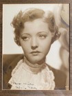 Vintage 1930s Sylvia Sidney Signed Autographed Photo