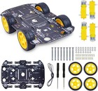 Robot Chassis 4wd Robot Car Smart Chassis Kit With 4 Tt Motor For Arduino ras   
