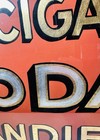 Early 20th Century Reverse Painted Gold Leaf Advertising Sign