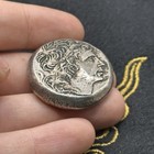 Ancient Roman Legionary King Face Large Coin